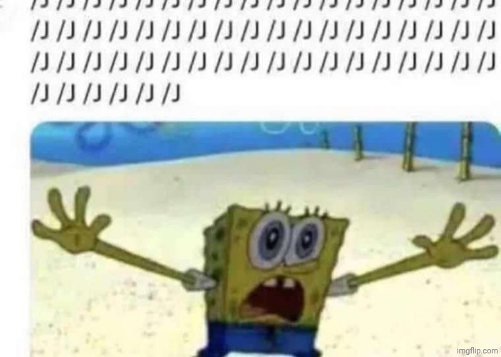 SpongeBob slash J | image tagged in spongebob slash j | made w/ Imgflip meme maker