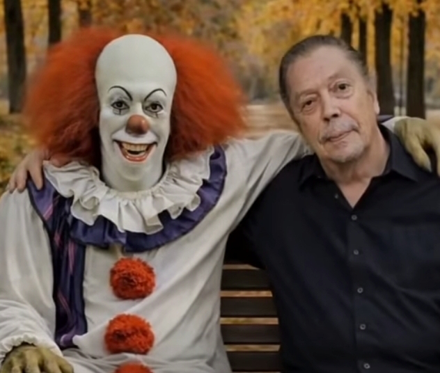 Pennywise and Tim curry Blank Meme Template