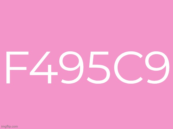 F495C9 | made w/ Imgflip meme maker