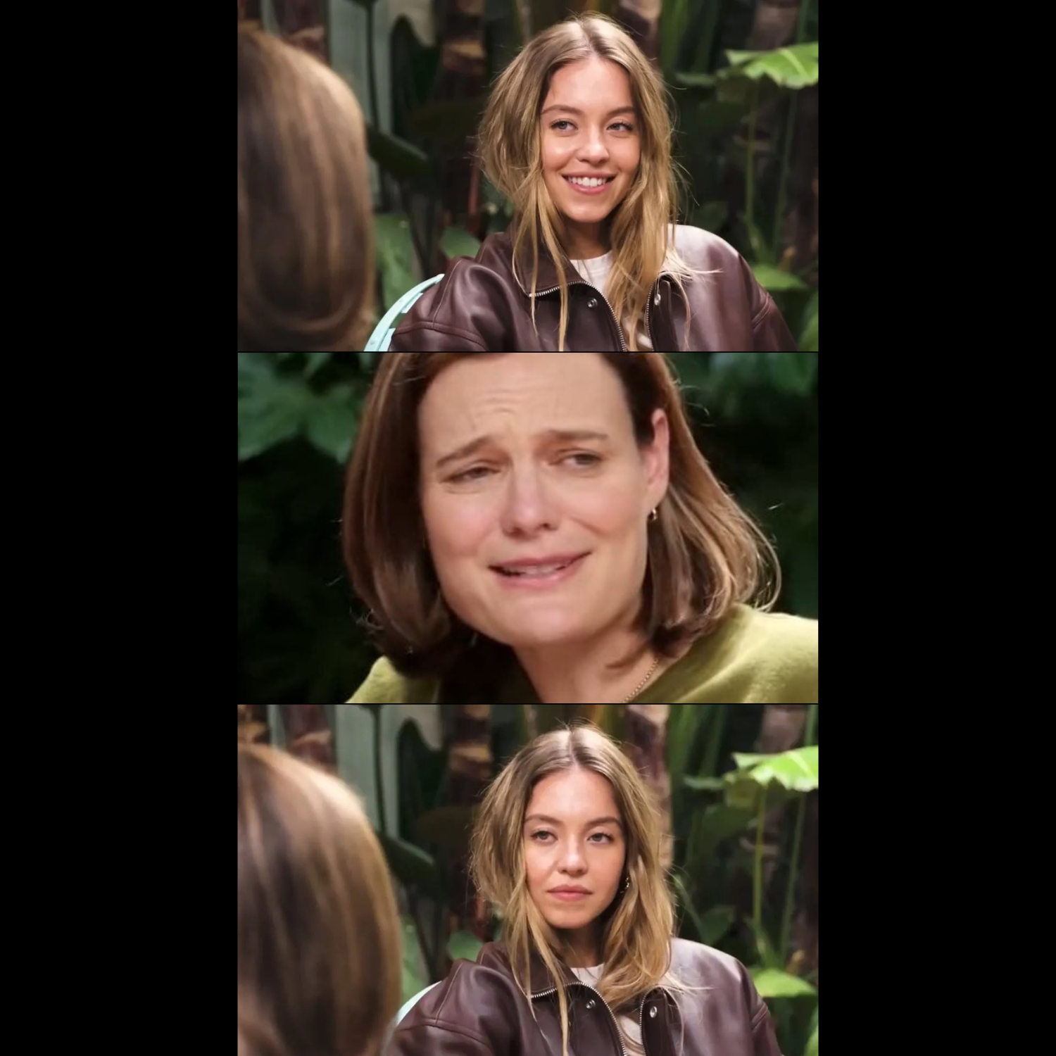 Sydney Sweeney Conversation Blank Meme Template
