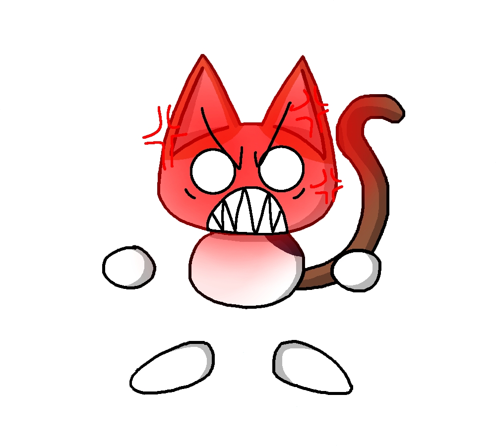 Pissed off Catto Boi Blank Meme Template