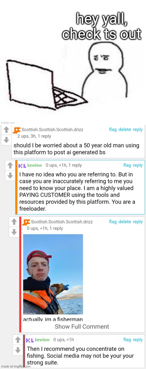 hey yall, check ts out | image tagged in fallenchungus | made w/ Imgflip meme maker