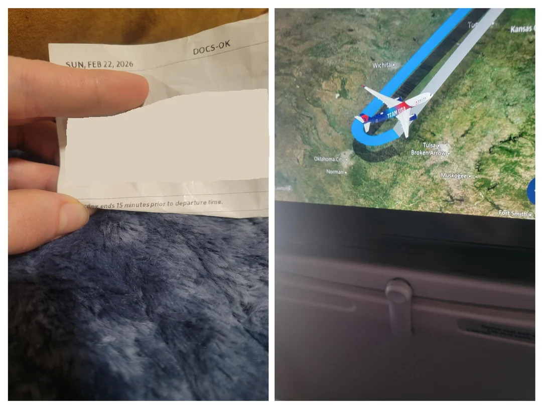 Plane U-Turn Blank Meme Template