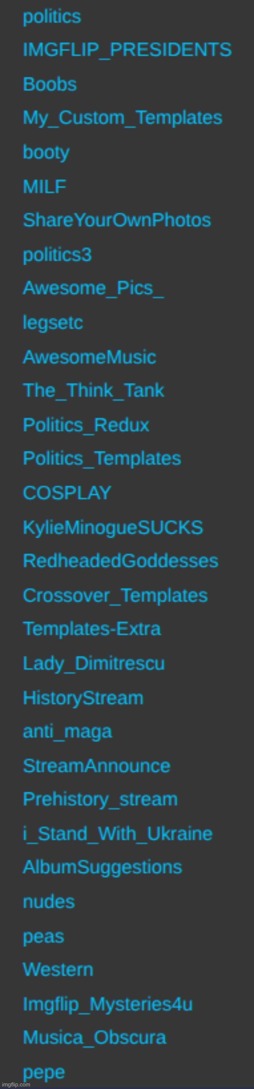Why are all the stupid famous users obsessed with these sloppy streams cruh? | made w/ Imgflip meme maker
