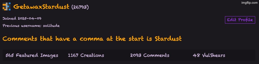 rate the profile | made w/ Imgflip meme maker