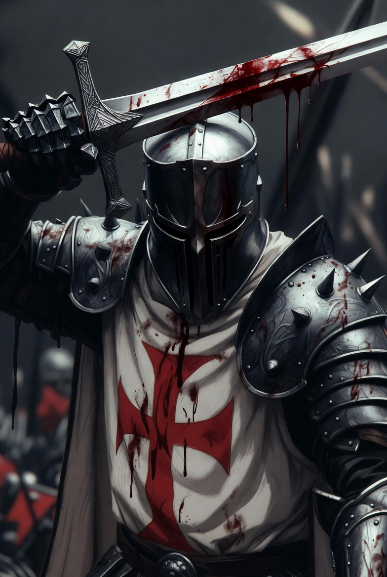 High Quality Crusader Blank Meme Template