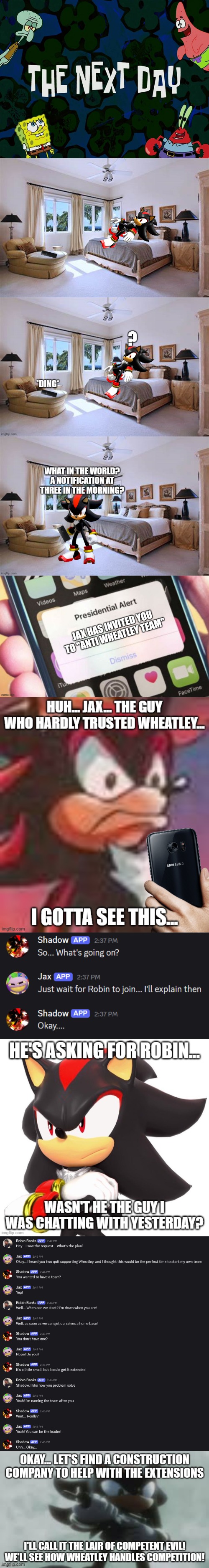 Team Shadow Origins (Part 2) | made w/ Imgflip meme maker