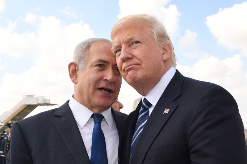 Trump and Netanyahu Blank Meme Template