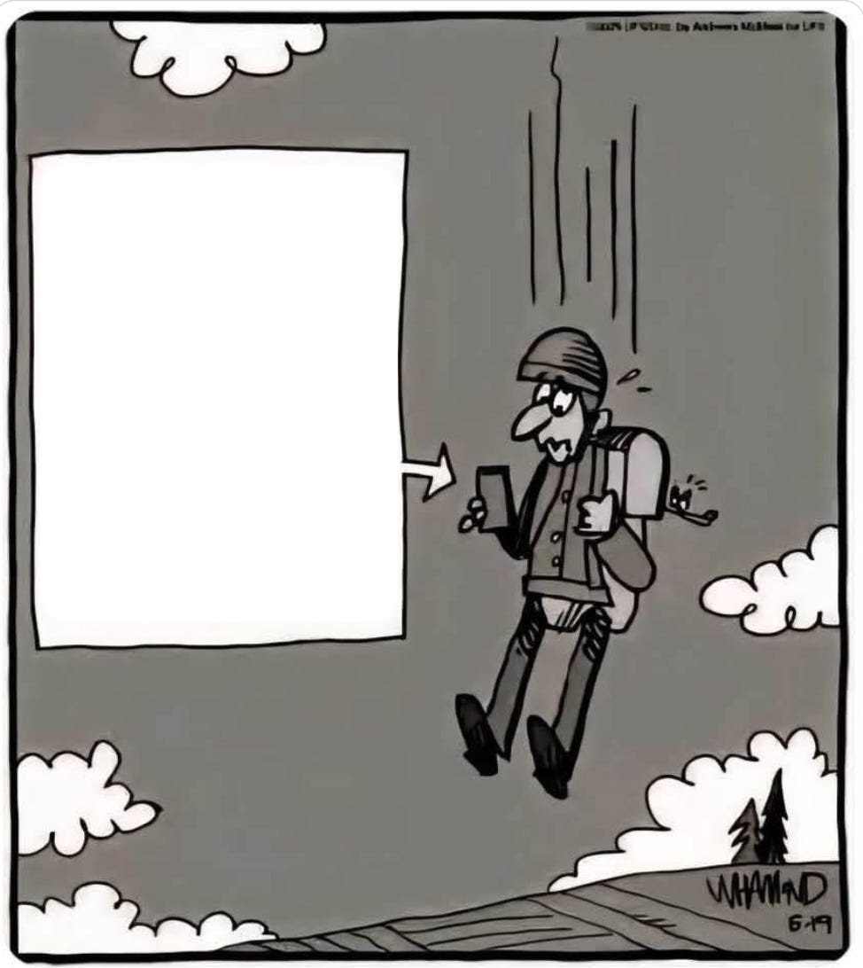 military parachute Blank Meme Template