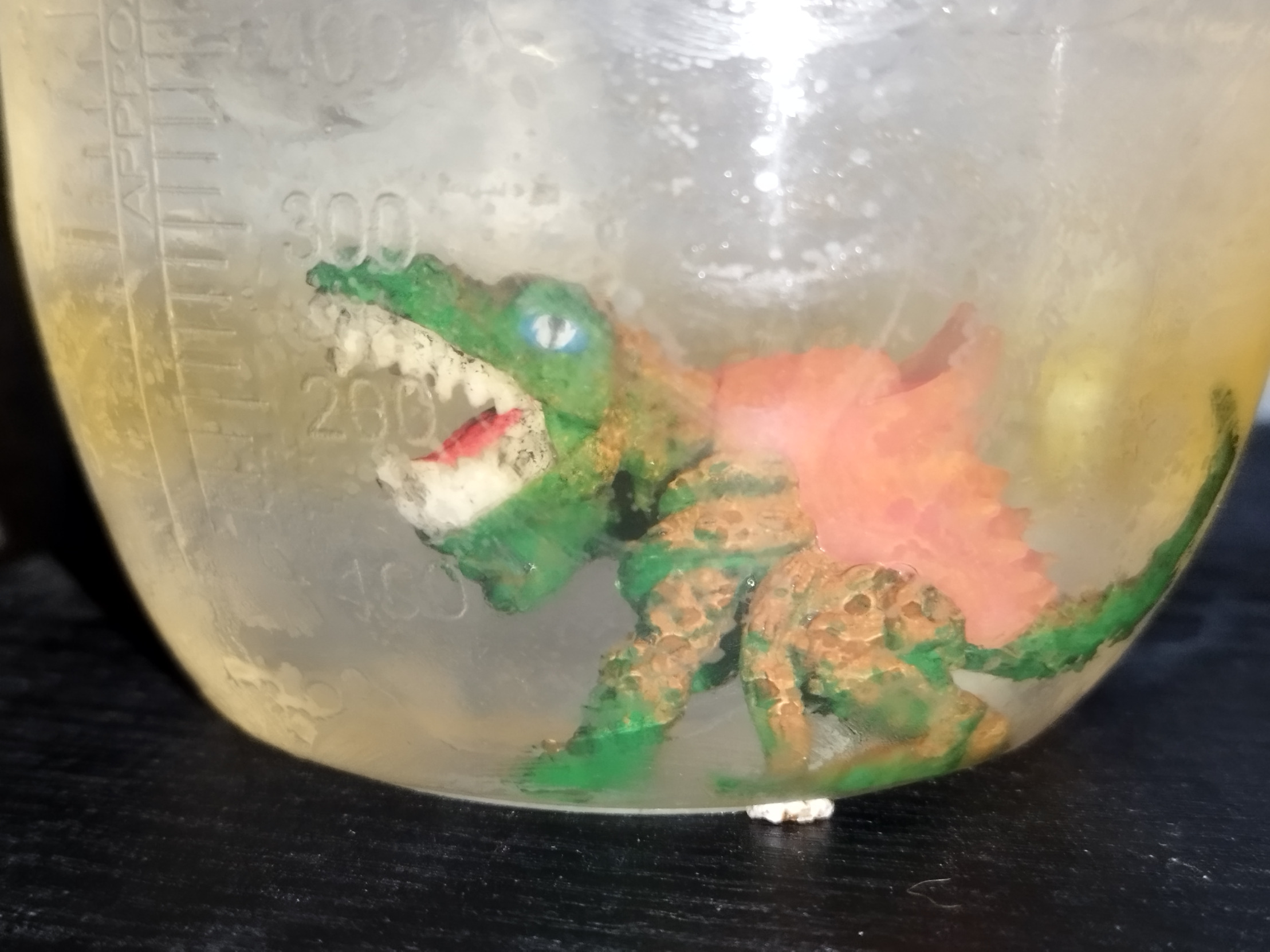 Predasaurs Praxxis in a Jug of Cold Water Blank Meme Template