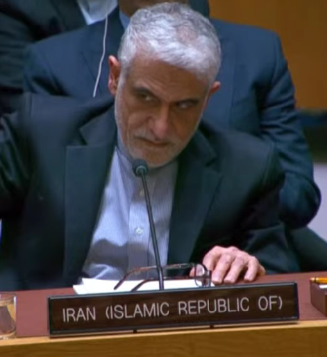 Iran Ambassador Glaring Blank Meme Template