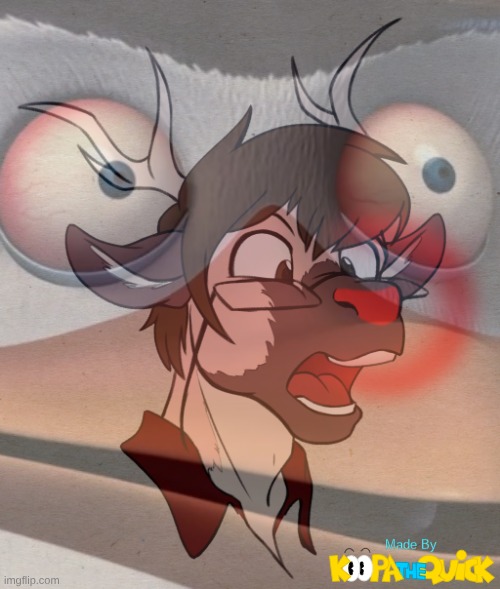 I Regret Witnessing This Disgusting Piece Of Human Imagination I'd Ever Seen In My Life | image tagged in rudolph the red nosed reindeer,penguins of madagascar | made w/ Imgflip meme maker