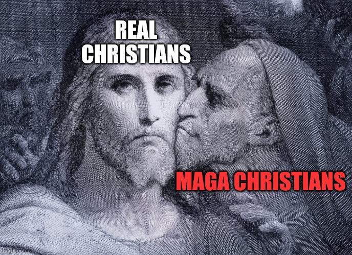 Real Christians vs maga Christians | REAL CHRISTIANS; MAGA CHRISTIANS | made w/ Imgflip meme maker