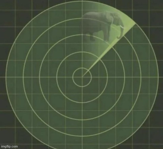 elephant radar | image tagged in elephant radar | made w/ Imgflip meme maker