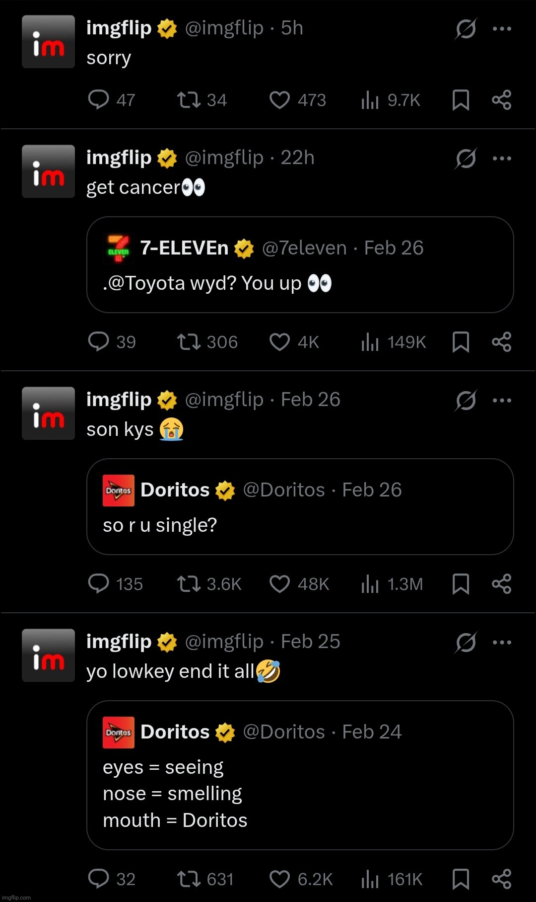 gems from the imgflip twitter | made w/ Imgflip meme maker