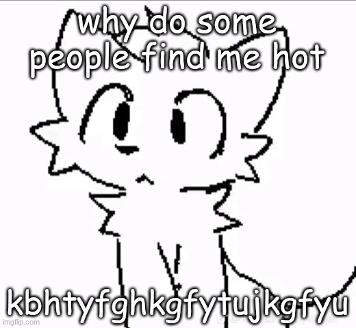 huh | why do some people find me hot; kbhtyfghkgfytujkgfyu | image tagged in huh | made w/ Imgflip meme maker