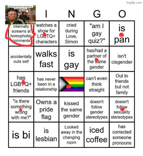 i guess blud | image tagged in mmm yes non hetero bingo | made w/ Imgflip meme maker