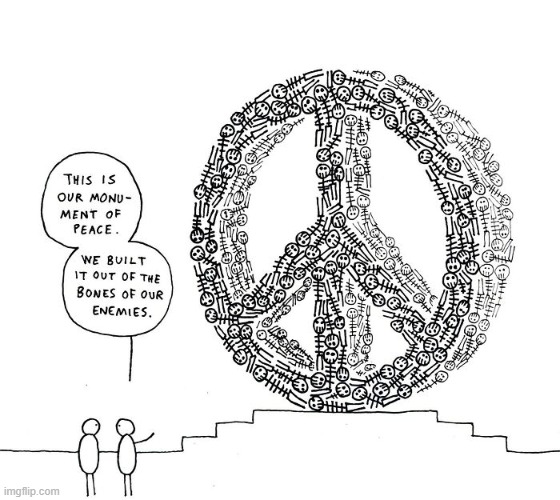 Peace Monument | image tagged in comics | made w/ Imgflip meme maker