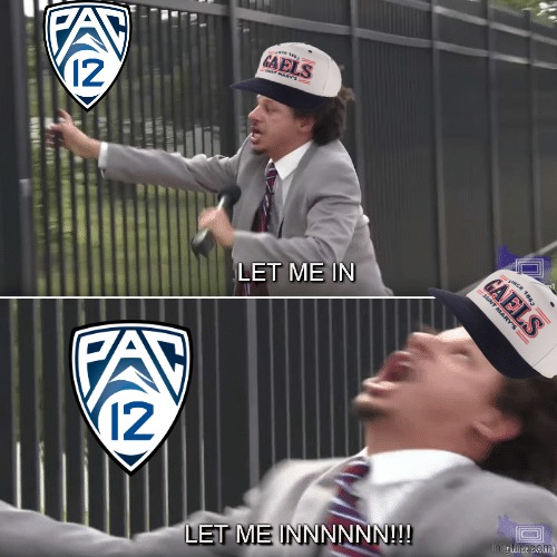 saint mary's gaels meme | image tagged in eric andre let me in meme,memes,mary,basketball,basketball meme,nba memes | made w/ Imgflip meme maker