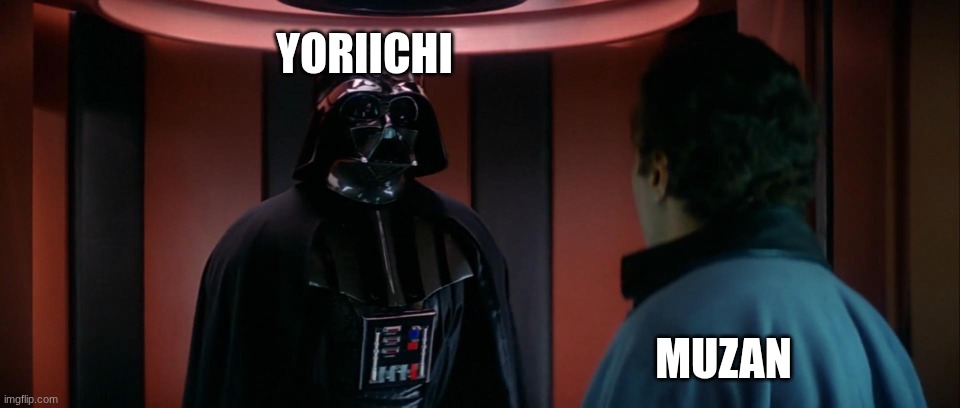 run away muzan | YORIICHI; MUZAN | image tagged in i have altered the deal,demon slayer | made w/ Imgflip meme maker