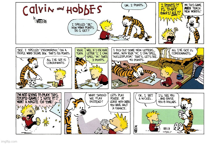 image tagged in calvin and hobbes,comics | made w/ Imgflip meme maker