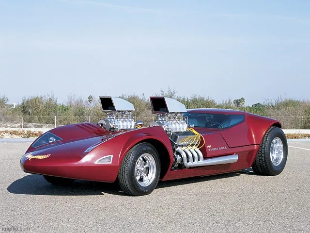 Twin Mill Hot Wheels: Two V8 Supercharged | image tagged in twin mill hot wheels,hot wheels | made w/ Imgflip meme maker