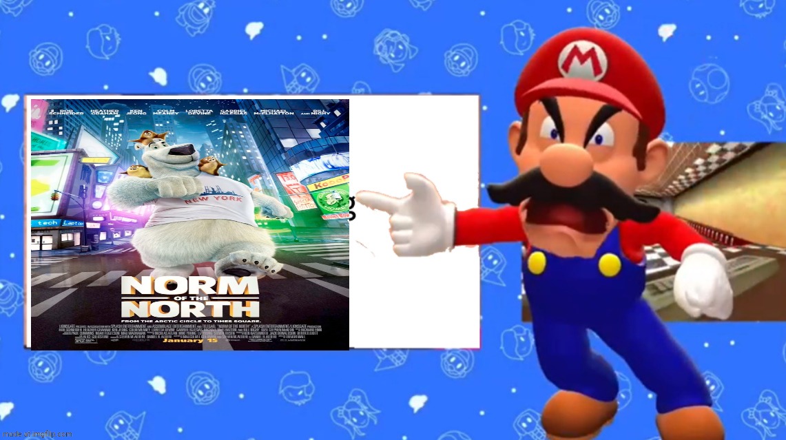 Mario hates norm of the North | image tagged in mario hates for what,smg4,deviantart,crossover,deviantart week,super mario | made w/ Imgflip meme maker
