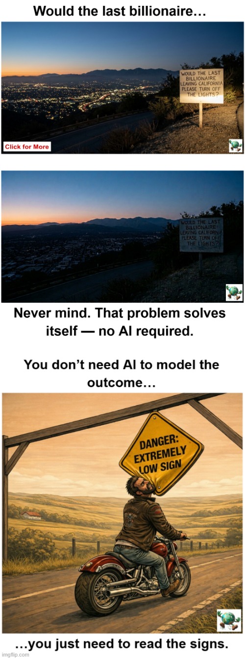 Does it matter if California’s wealthiest residents abandon the state? | image tagged in maga,conservative,california,billionaire | made w/ Imgflip meme maker
