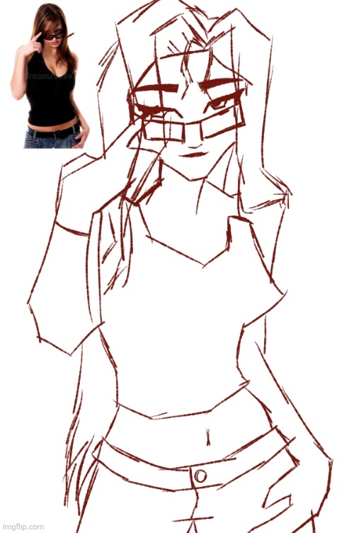 Just re-watched alien stage and almost forgot that she existed | image tagged in alien,stage,ahyun,drawing | made w/ Imgflip meme maker