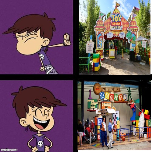 Old Toy Story Mania or New Toy Story Mania? | image tagged in disney rides | made w/ Imgflip meme maker