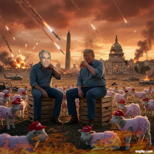 NICE DISTRACTION | image tagged in trump,jeffrey epstein,epstein,iran,distraction,war criminal | made w/ Imgflip meme maker
