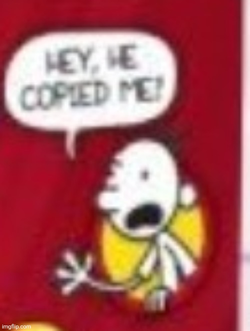 Hey! He Copied Me! | image tagged in hey he copied me | made w/ Imgflip meme maker