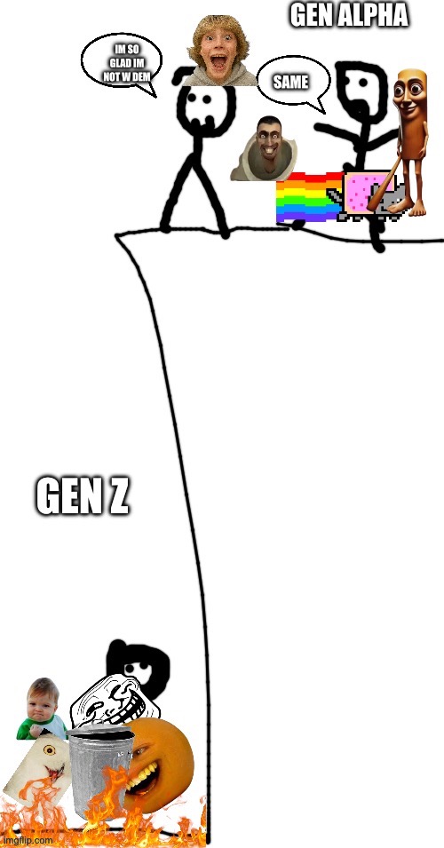 Cringe Bob & Joe | image tagged in memes,bob and joe,gen z,gen alpha,gen y and gen alpha memes r so much beter den gen z memes | made w/ Imgflip meme maker