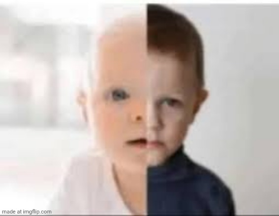 half baby half toddler | image tagged in half baby half toddler | made w/ Imgflip meme maker