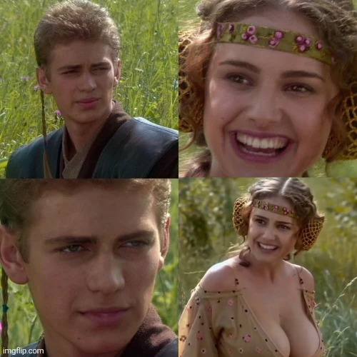 Padme Tits Blank Meme Template