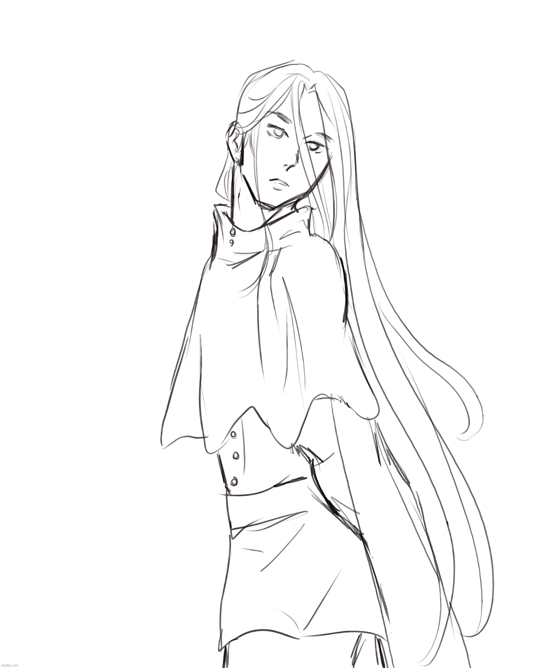 lineart skills just got baptized | made w/ Imgflip meme maker