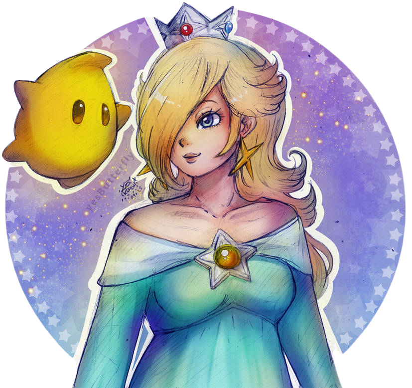 rosalina and luma Blank Meme Template