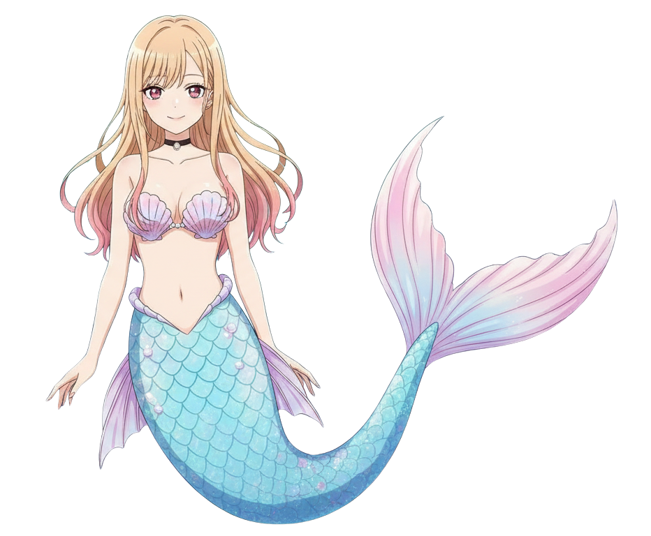 Mermaid Marina Blank Meme Template