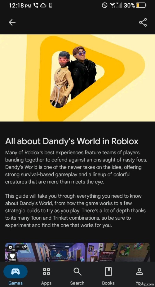 The game's so peak imo, Google Play is talking about it | made w/ Imgflip meme maker