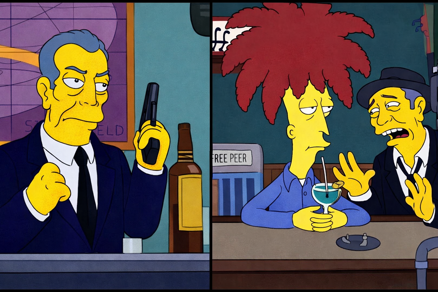 please leave the town Blank Meme Template