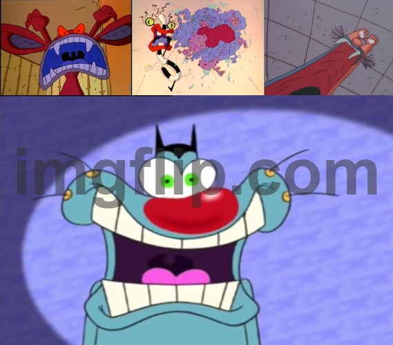 No one! | image tagged in ickis oblina and krumm scare who | made w/ Imgflip meme maker