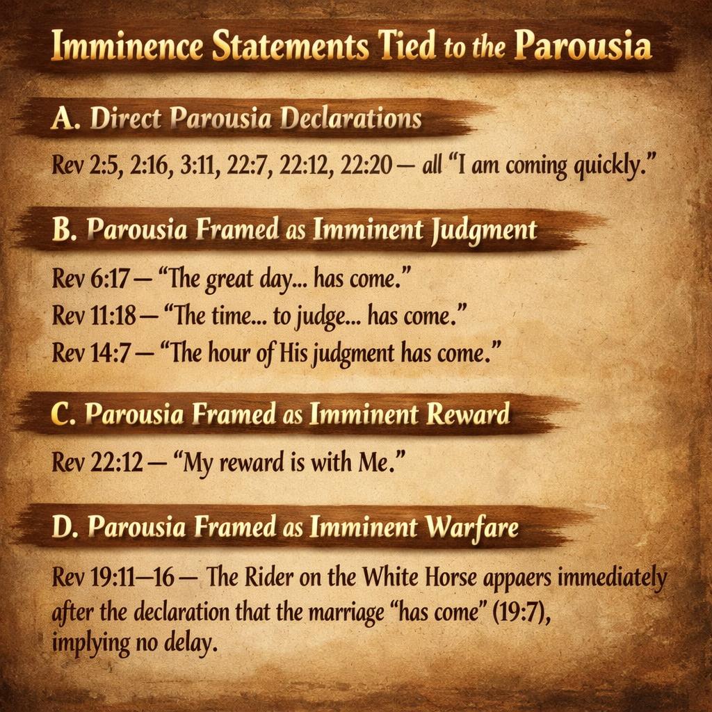 3. Imminence statements tied to the Parousia (your category A) A Blank Meme Template