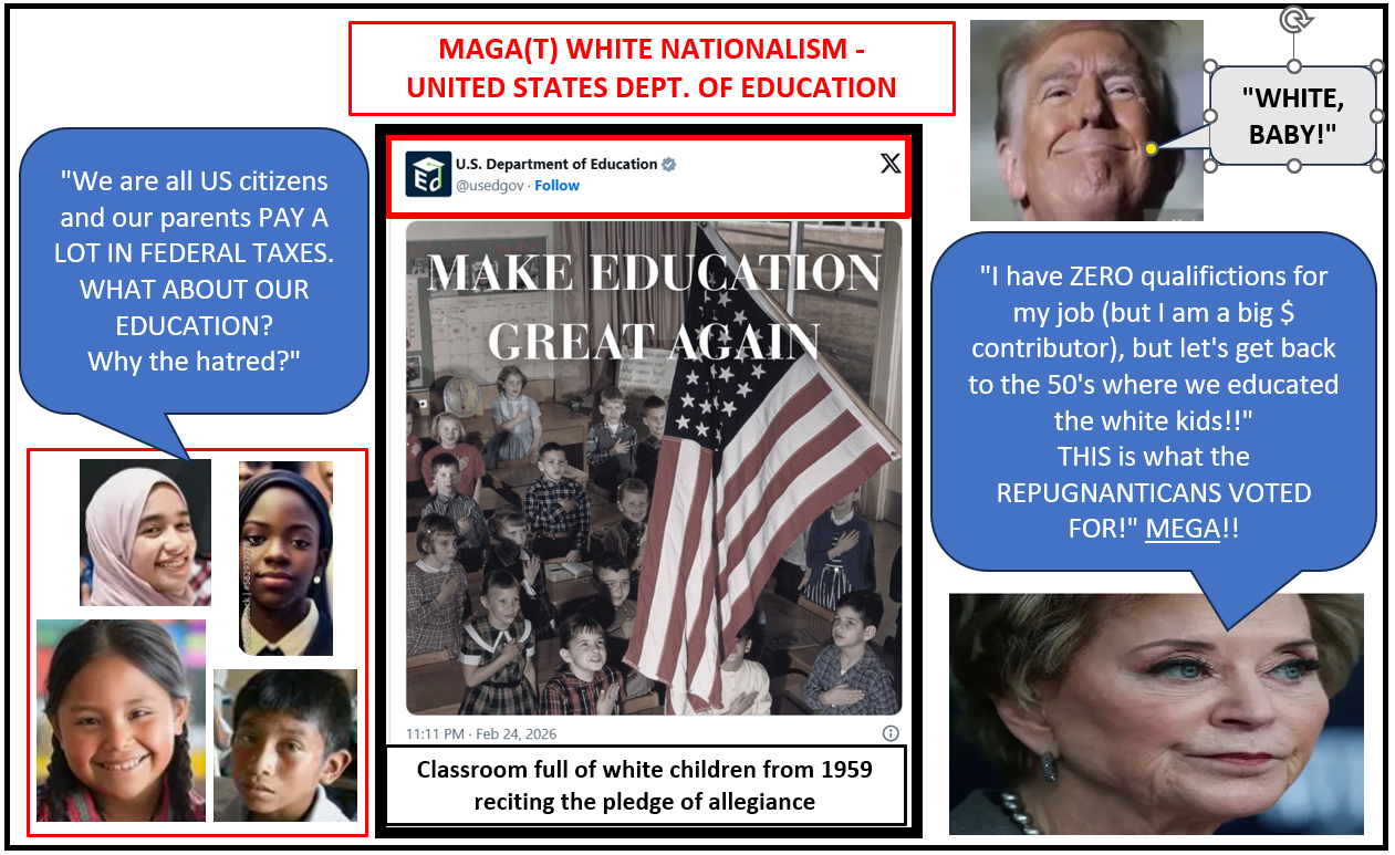 US Dept of Education - White Nationalism Blank Meme Template