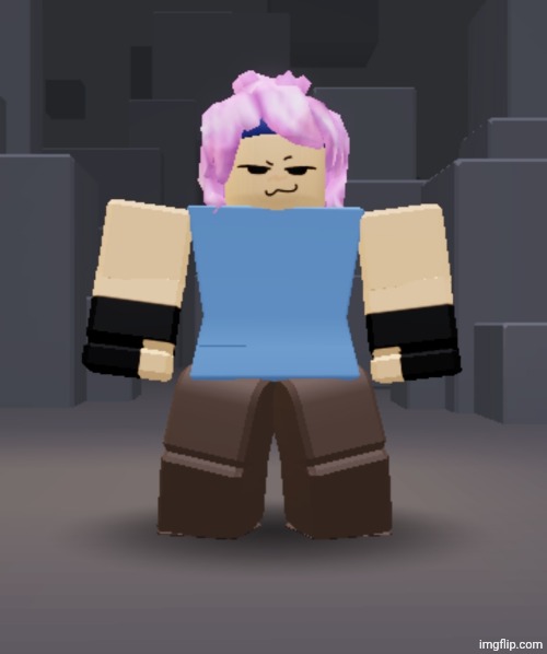 Like I could make a Roblox Character like this, and these Bum ass GOONERS are like: | made w/ Imgflip meme maker