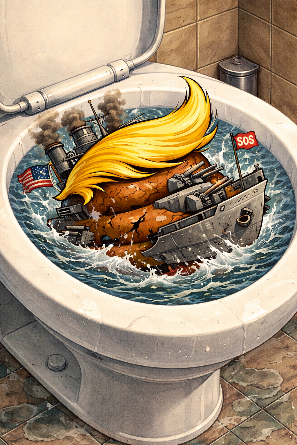 The Trump SHIT Blank Meme Template