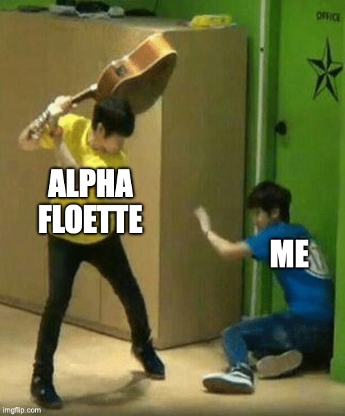 An Alpha Floette About to Beat Me Up | ALPHA FLOETTE; ME | image tagged in guitar attack,pokemon memes | made w/ Imgflip meme maker