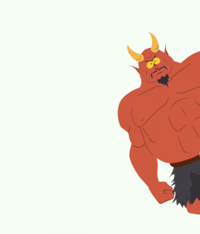 Satan watcha doing Blank Meme Template