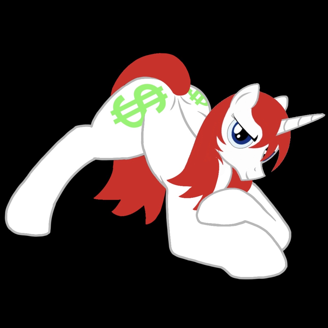 L Money Downward Dog Blank Meme Template