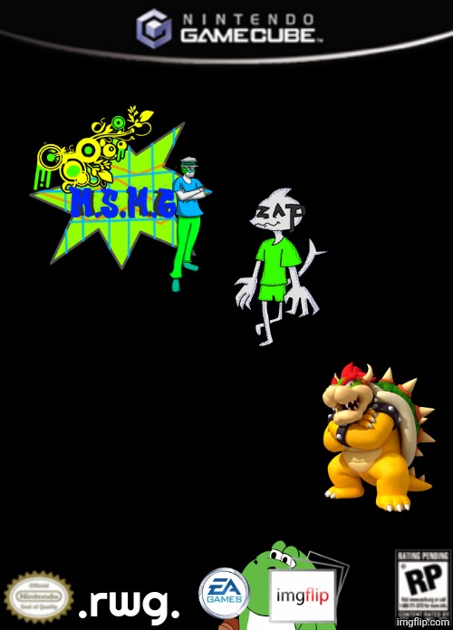 MSMGameCube | .rwg. | image tagged in gamecube,game,nat,9geor3,yoshi,imgflip | made w/ Imgflip meme maker