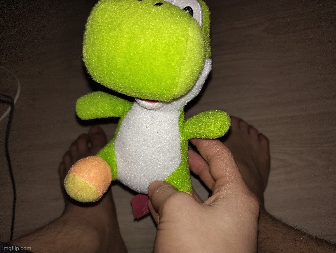 Yoshi plush <3 | made w/ Imgflip meme maker